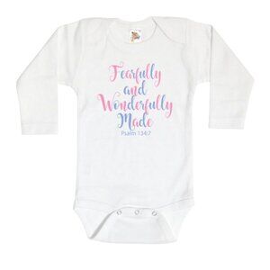 Fearfully and Wonderfully Made - Girls Infant Onesie